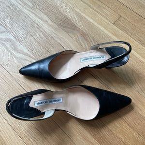 Vintage Black Manolo Blahniks